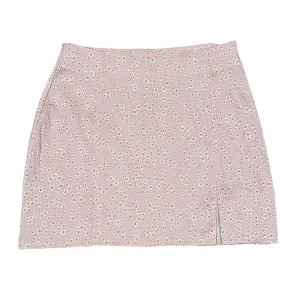 ZARA Dresses & Skirts - Zara Floral Pink Mini Skirt